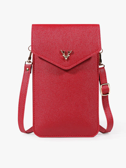 7 Colors Simple Solid Color PU Sling Bag