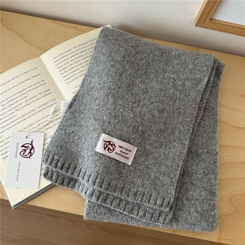Cashmere-Like Horse Print Warm Scarf