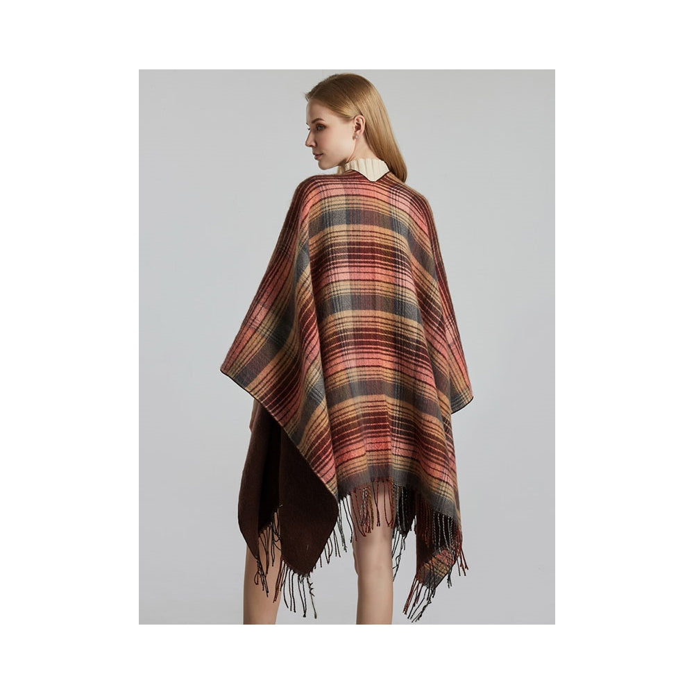 Original Plaid Thicken Shawl Scarf