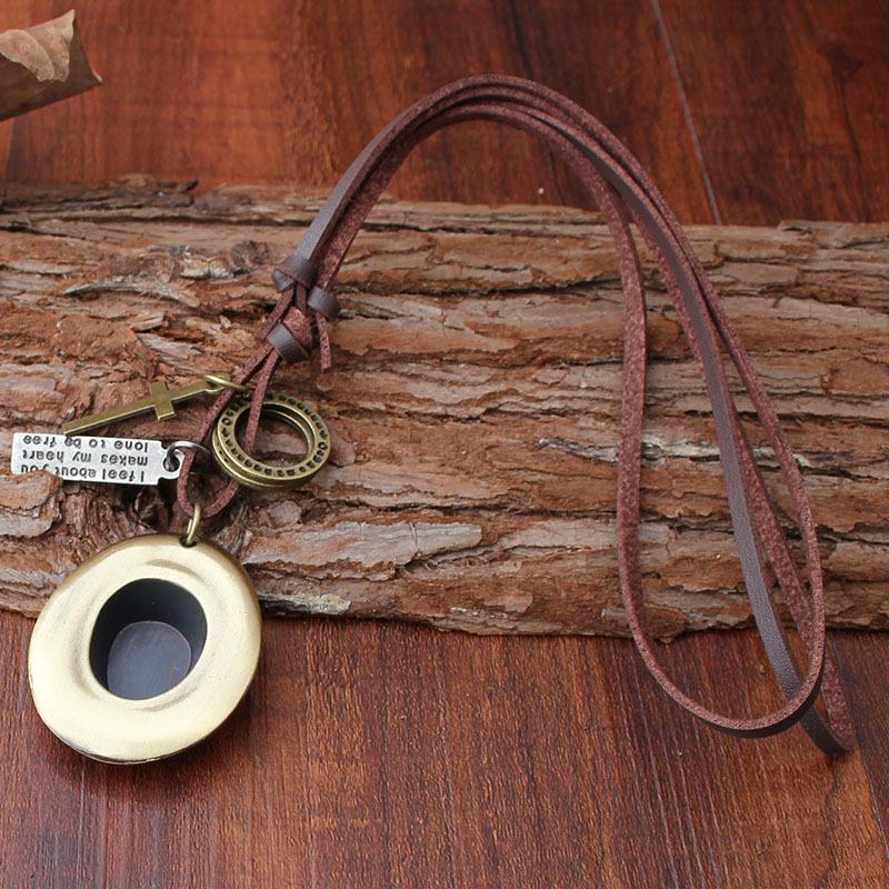 Western Cowboy Hat Pendant With Jewelry Pendant Long Sweater Chain