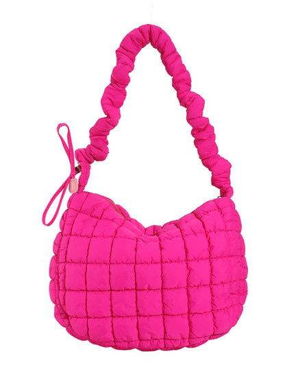 Solid Color Cloud Bag Casual Daily Shoulder Bag