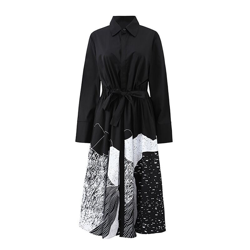 Printed Midi Dress