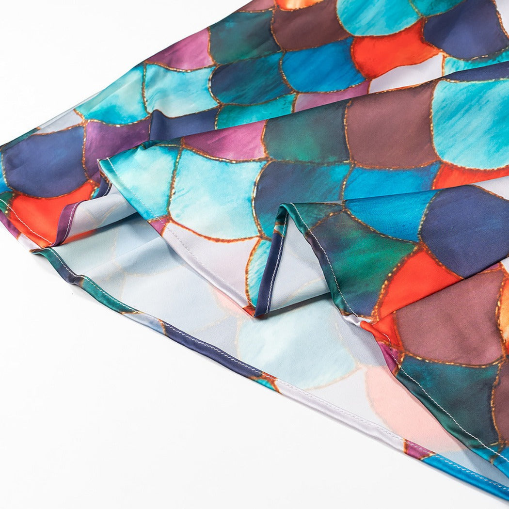 Troposa - Mermaid Scale Colorful Dress - Dreamy &amp; Stylish