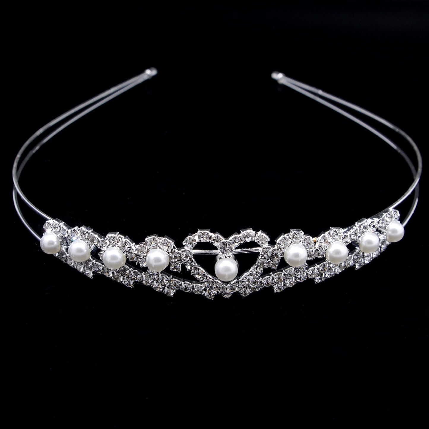 Elegant Pearl Embellished Headband for Brides