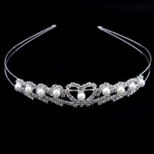 Elegant Pearl Embellished Headband for Brides