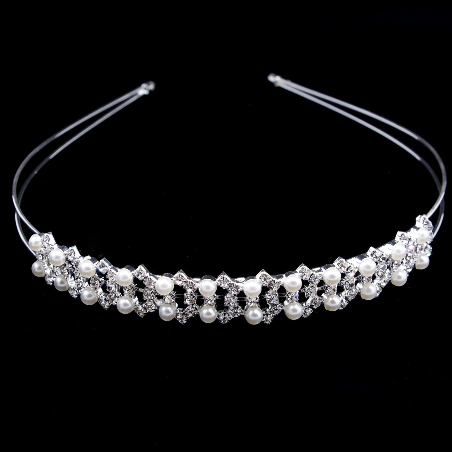 Elegant Pearl Embellished Headband for Brides