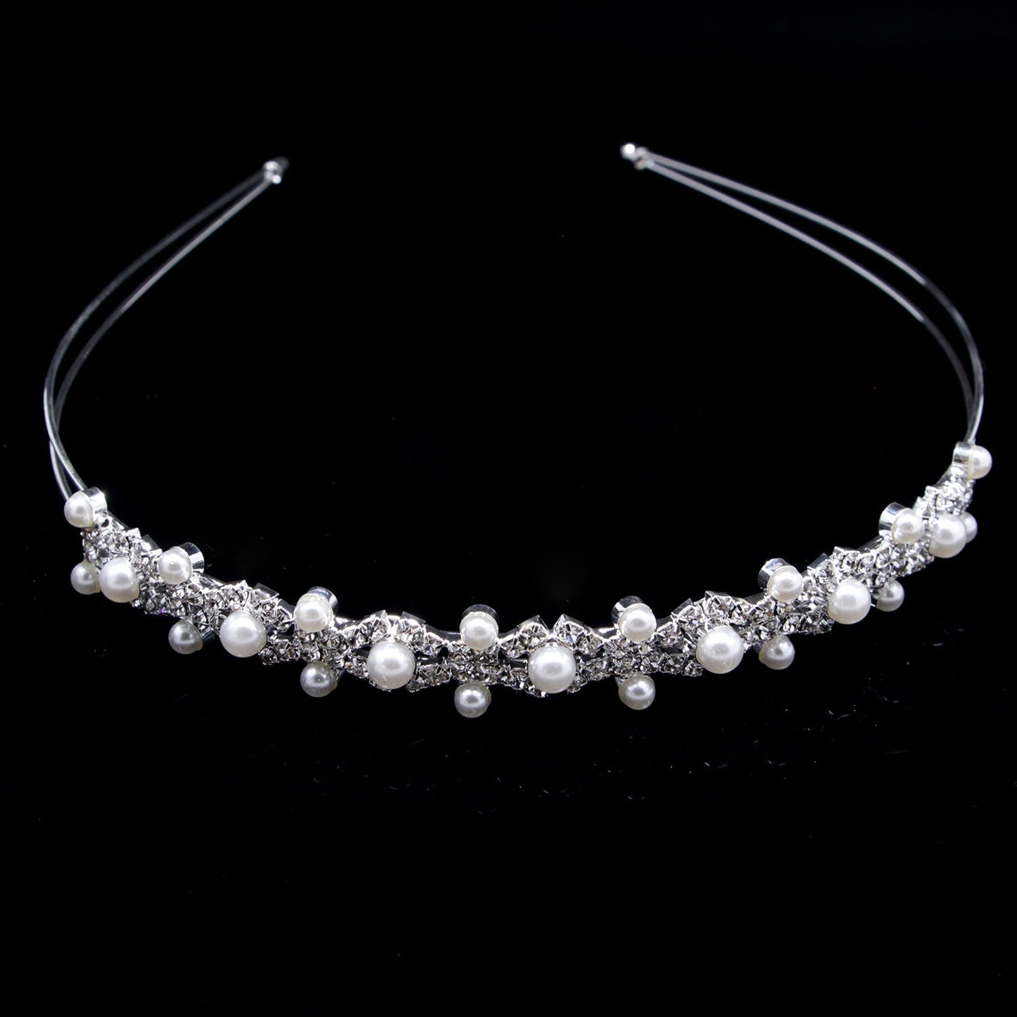 Elegant Pearl Embellished Headband for Brides