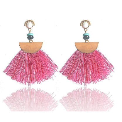Bohemia Trend Fashion Rope Tassel Earring Vintage Design Party Xmas