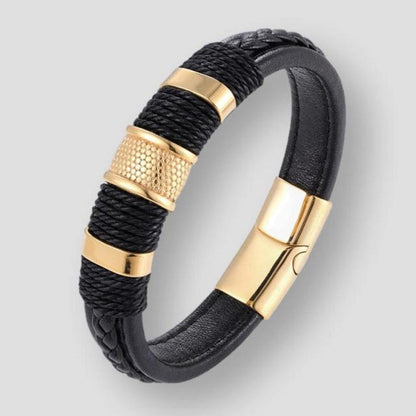 North Royal Leather Rope Bracelet