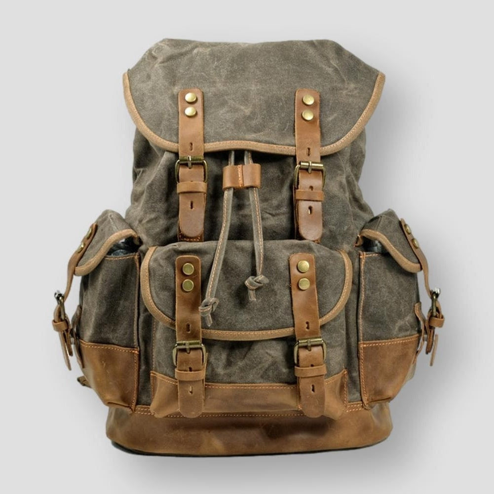 Sky Madrid Waterproof Canvas Backpack
