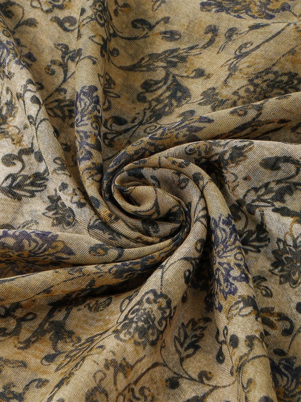 Scarvii - Vintage Scarf with Floral Print