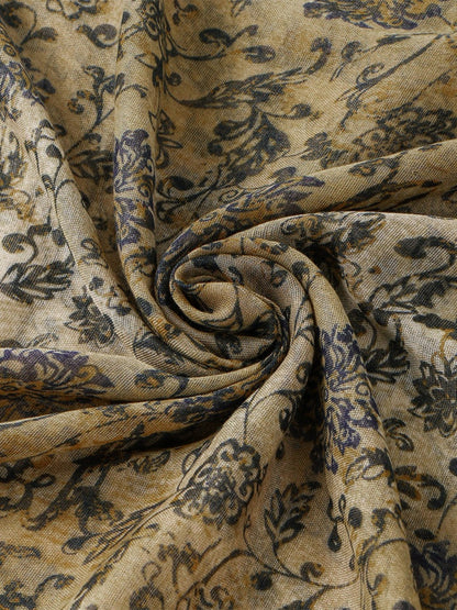 Scarvii - Vintage Scarf with Floral Print