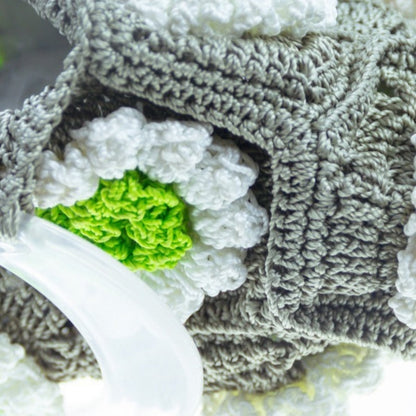 Crochet Granny Square Bag Green Flower Crochet Bag