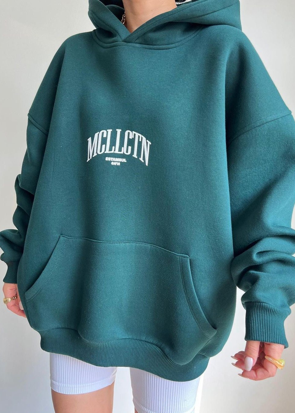 Oversized Hoodie With Soft Warm Material