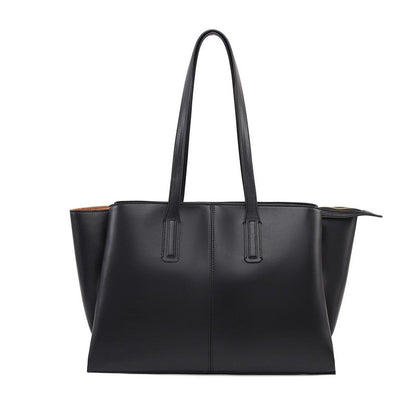 Single Shoulder PU Tote Bag Intellectual Casual Retro Fashion