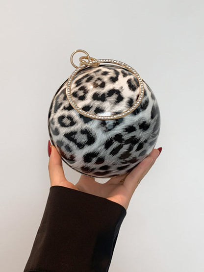 Chains Geometric Leopard Shiny Bags Bags Accessories Crossbody Bags Handbags
