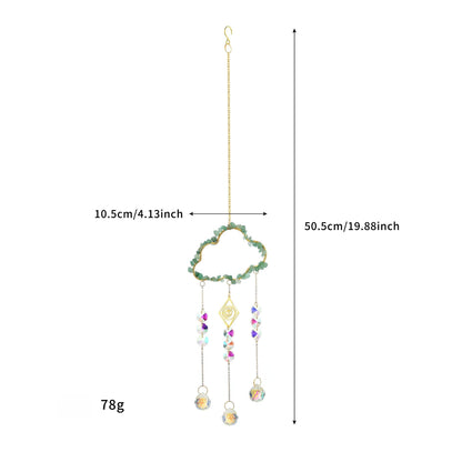 Cloud Stone Cross Crystal Home Hangings