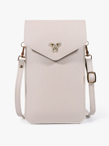 7 Colors Simple Solid Color PU Sling Bag