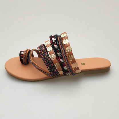 Bohemia Beach Handmade Flat Heel Sandals