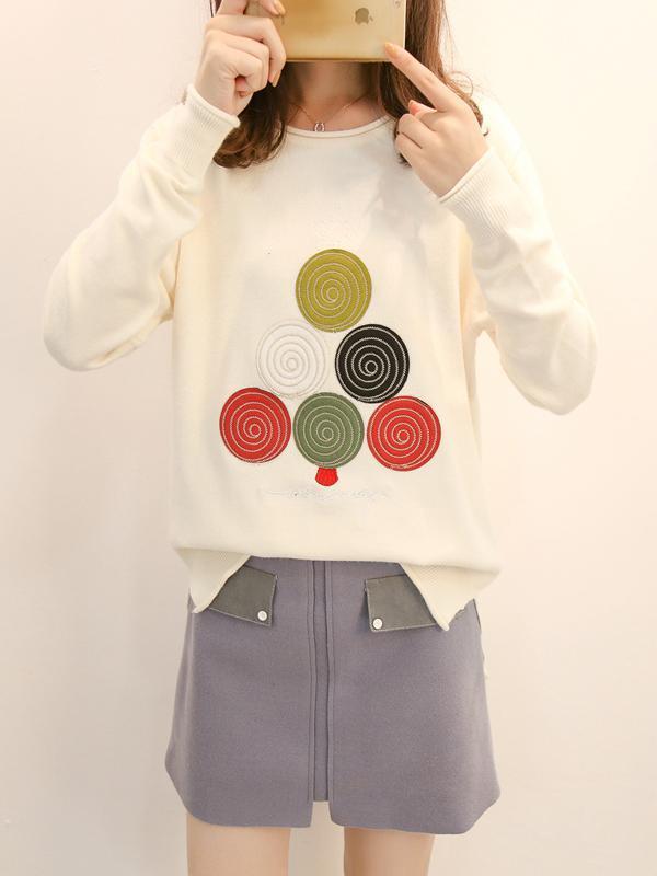 2017 Xmas Tree Casual Sweatshirt Women Long Sleeve T-Shirt