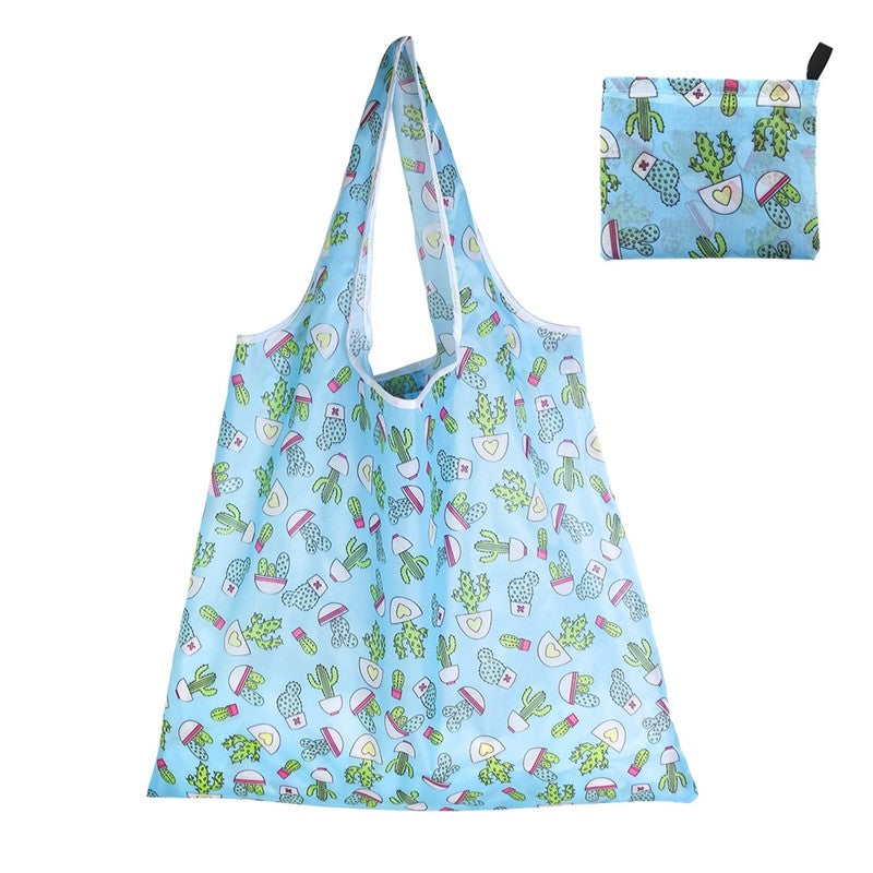 Large Capacity Foldable Shopping Bag Portable Print