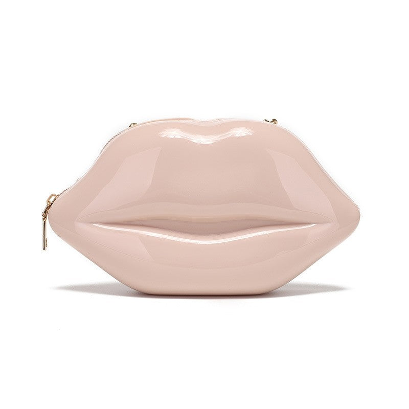 Mini Cute Jelly Sexy Lip Chain Crossbody Bag