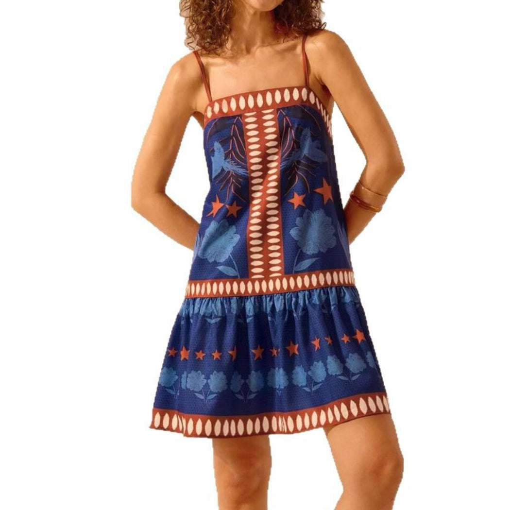 Troposa - Blue Floral Dress - Summer Style &amp; Charm