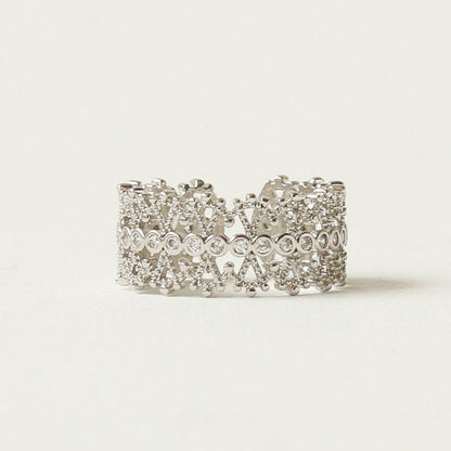 Hellow Zircon Elegant Adjustable Rings