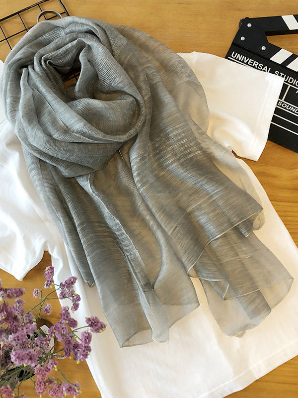 Sun-Protection Solid Color Shawl&Scarf