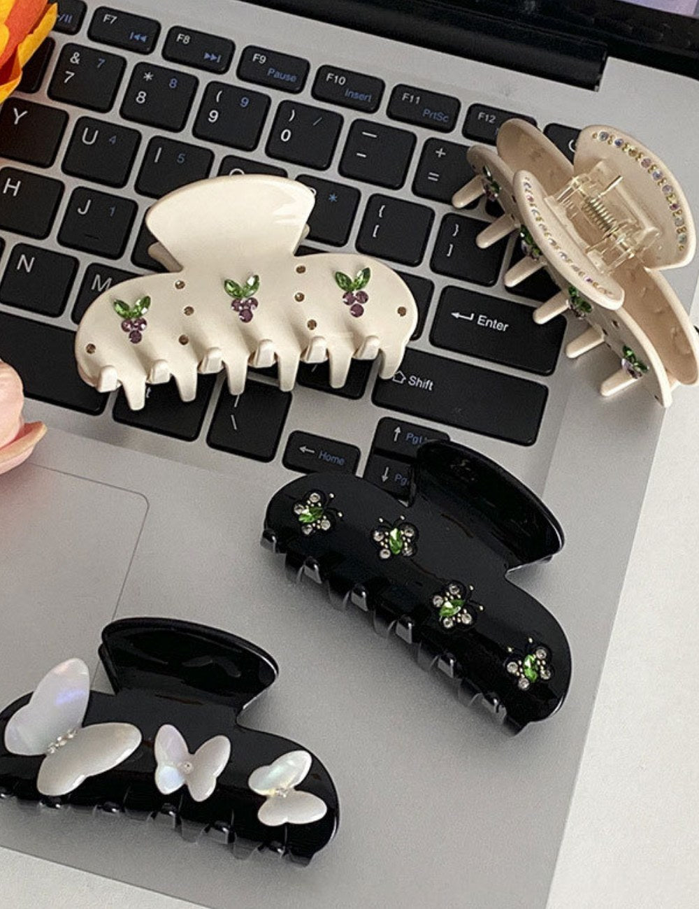Butterfly RhinestoneÂ Sweet Large Hair Claws