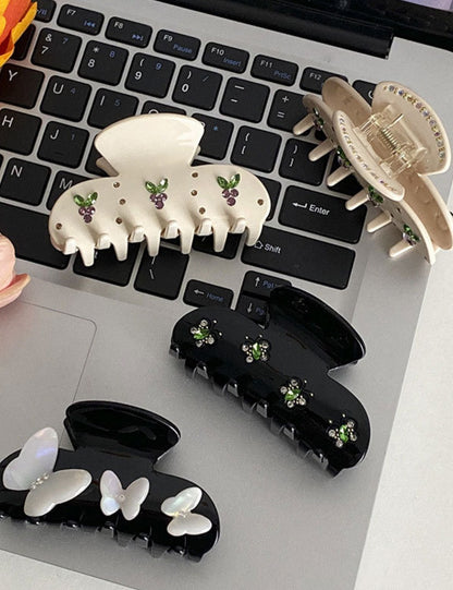 Butterfly RhinestoneÂ Sweet Large Hair Claws