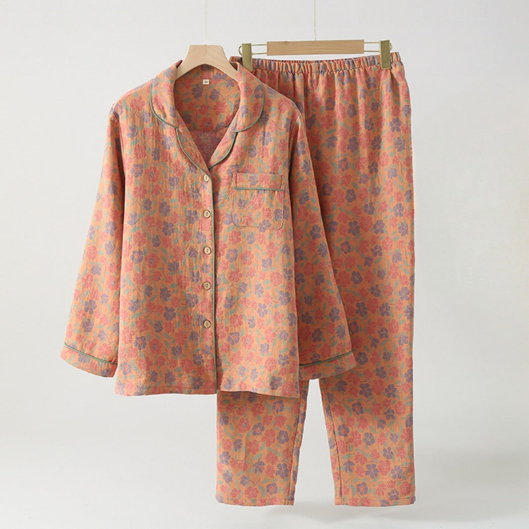 Yojams -  Floral Sleepwear Long-Sleeve Top And Pants Set