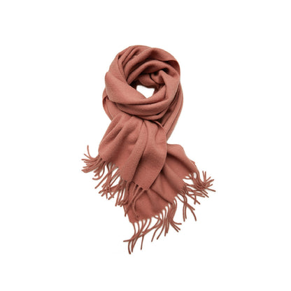 Simple Casual Wool Tassels Scarf