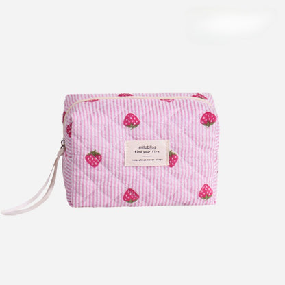Candy Color Sweet Large Capacity Make Up Bag