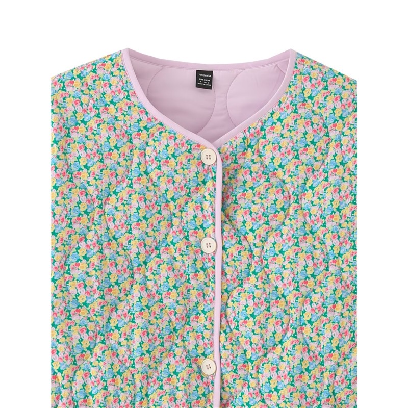 Reversible Floral Cotton Coat