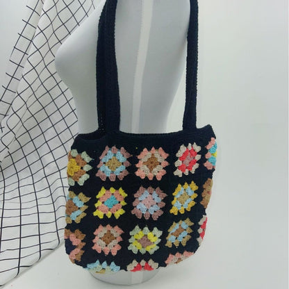 Cosbai - Boho Pattern Woven Tote Bag – 2 Colors