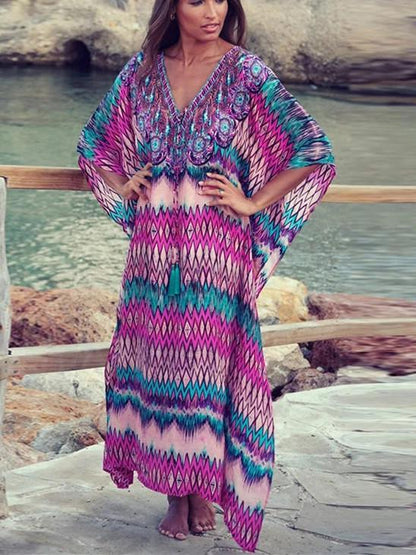 Plus Size Beach Wear Swimwear Bathing Suit Cover Ups Tunics Coverups For Women Beach Dress Long Cover Up