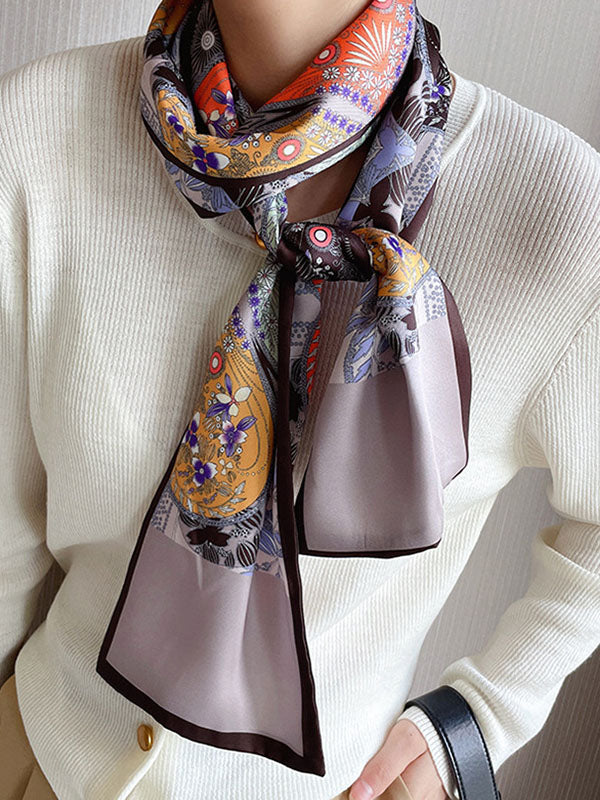 Vintage Fashion Printed Scarf Bag Accessories