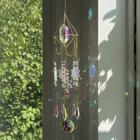 Love Snowflakes Crystal Home Hangings