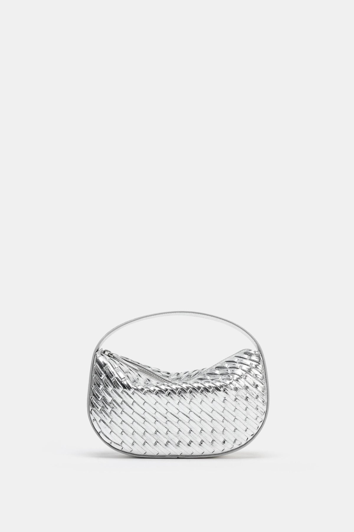 WOVEN EFFECT HANDBAG