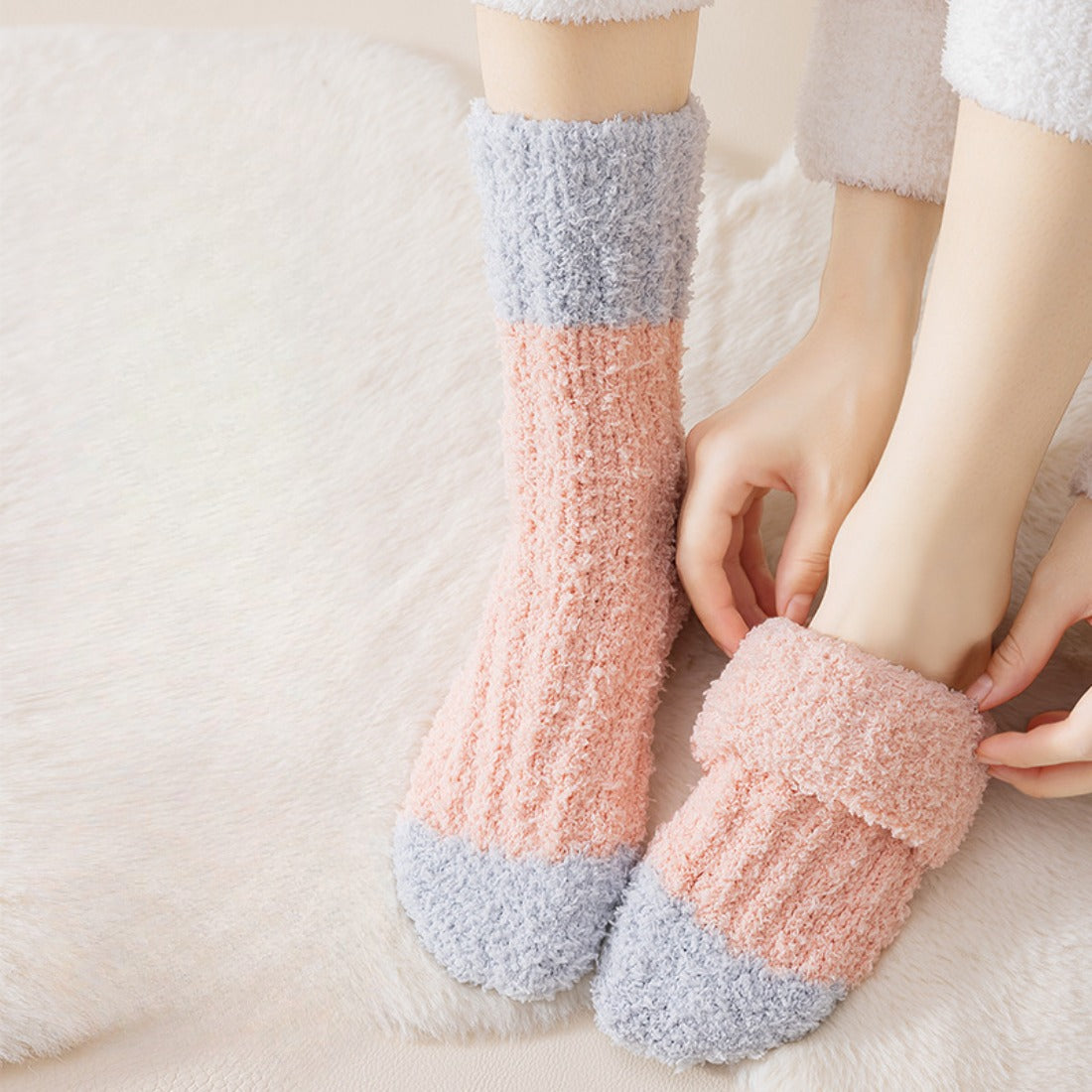 Rufia - Colorful Warm Towel Socks