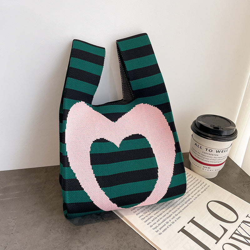 Crochet Tote Bag Vest Handbag