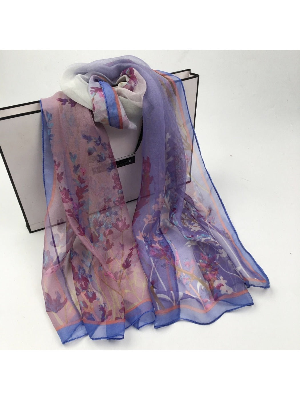 Scarvii - Lily of the Valley Printed Scarf - Versatile &amp; Stylish