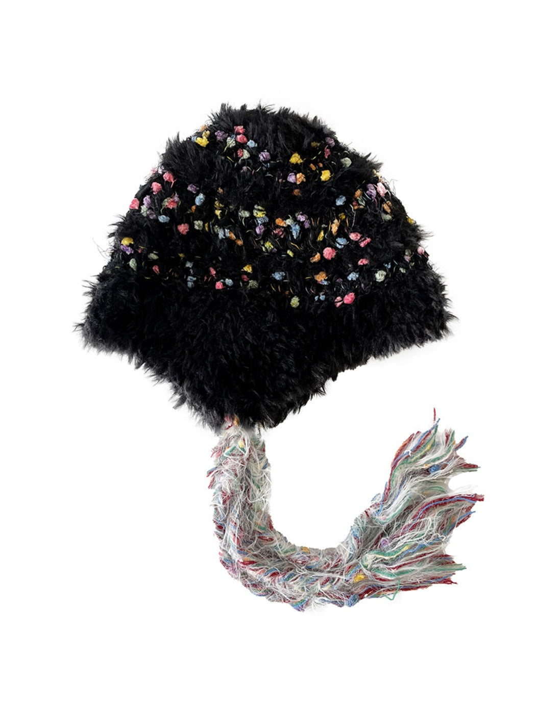 Haila - Knitted Plush Beanie with Earflap