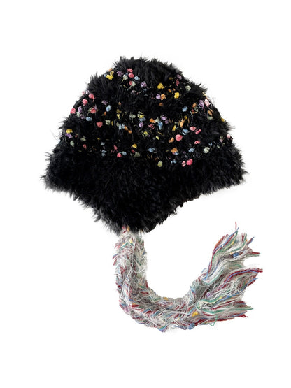 Haila - Knitted Plush Beanie with Earflap