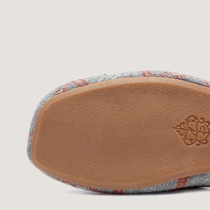 Color Block Plaid Cozy Indoor Slippers