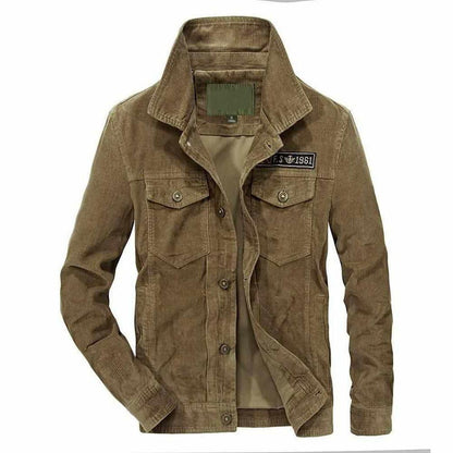 Sky Madrid Corduroy Button-Up Jacket