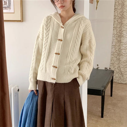 Loose Knit Cardigan Top