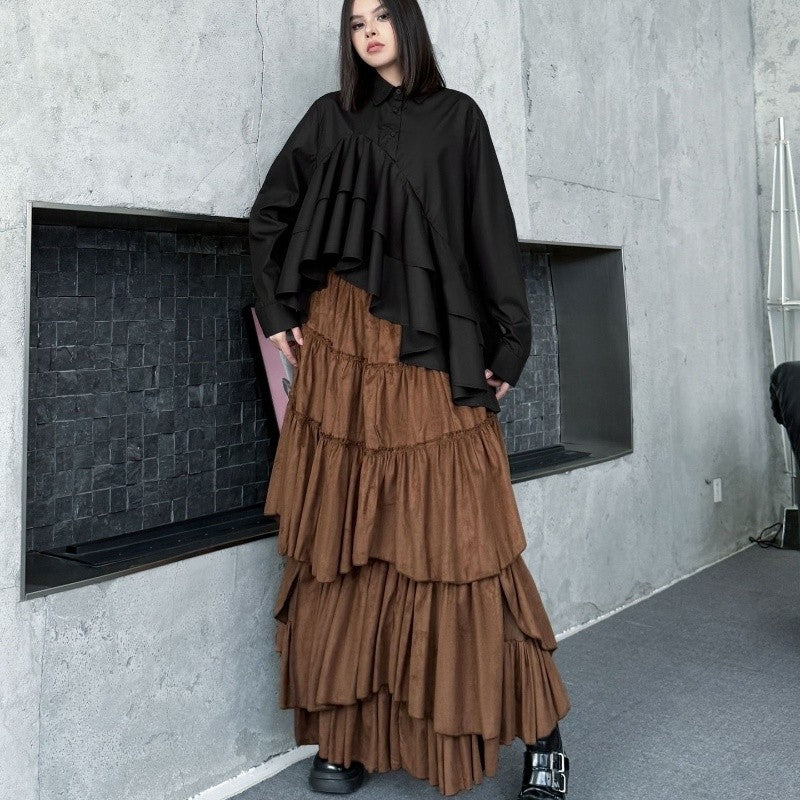 Loose Fleece Lined Cake Skirt