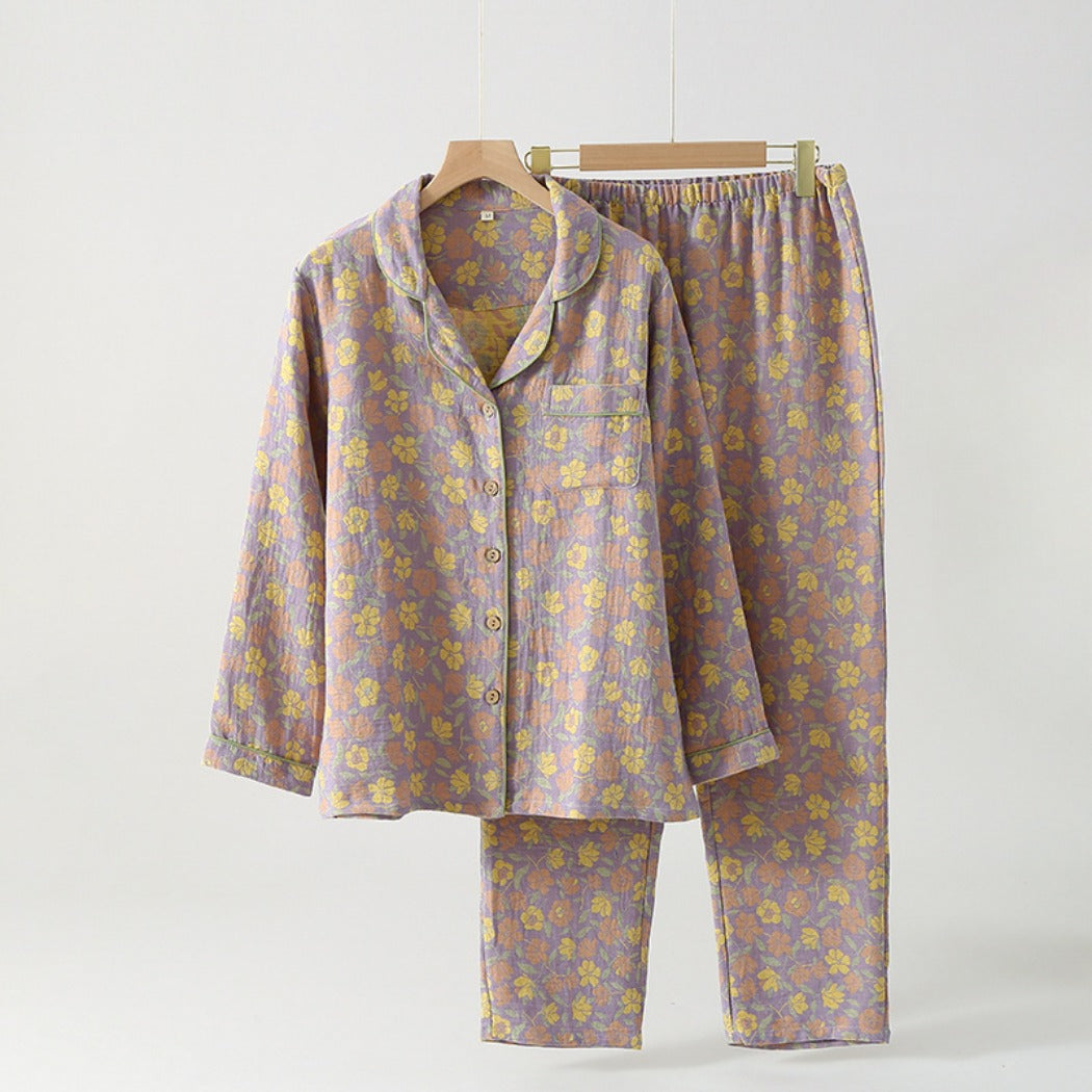Yojams -  Floral Sleepwear Long-Sleeve Top And Pants Set